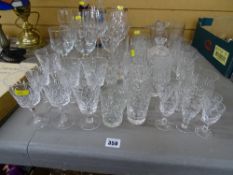 Good parcel of drinking glassware