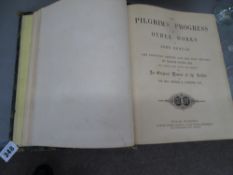 Antique copy of 'Pilgrim's Progress' and other works