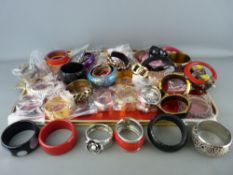 Large parcel of costume jewellery, mainly bangles