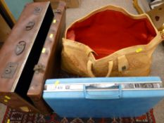 Vintage travel cases, briefcase, travel bag