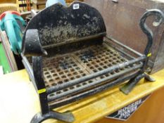 Vintage metal fire basket