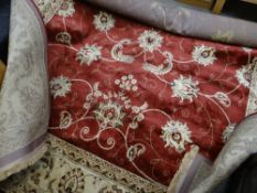 A rust ground Persian-style floral carpet, size to follow! Condition reports provided on request