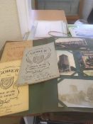 Comprehensively filled early twentieth century album of postcards, many noted for Swanse