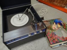 Garrard 'Dansette Conquest' record player together with a small parcel of classical LP records