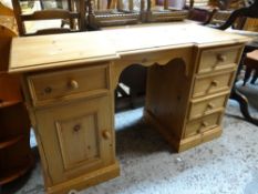 A modern pine desk Condition reports provided on request by email for this auction otherwise items