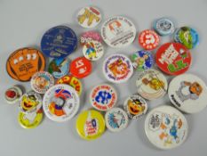 A parcel of vintage metal lapel badges Condition reports provided on request by email for this