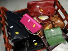 Collection of various leather handbags and purses Condition reports provided on request by email for