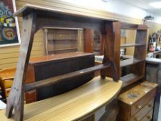 A nineteenth century elm saw-horse, 87cms wide Condition reports provided on request by email for