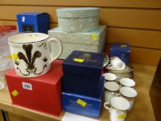 Parcel of mainly boxed china including Spode, Wedgwood teapot, cup ETC Condition reports provided on