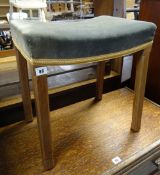 An official Queen Elizabeth II Coronation cushioned stool Condition reports provided on request by