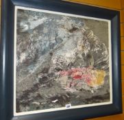 JOHN PIPER screen print textile by Arthur Sanderson & Sons Ltd - Snowdonia landscape entitled