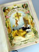 Antique volume of Bunyan's Pilgrims Progress in Welsh Condition reports provided on request by email