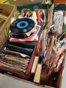 A quantity of vinyl singles, mainly rock and pop Condition reports provided on request by email