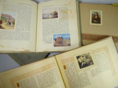 Two vintage South Africa past and present cigarette card albums & contents and another South African