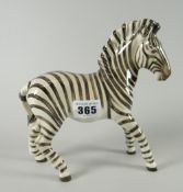 A Beswick standing young zebra calf Condition reports provided on request by email for this