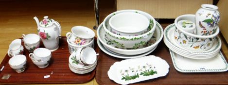 Royal Standard bone-china part-teaset together with tray of mixed Portmeirion ware including