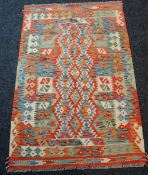 Vegetable dye wool Chobi Kelim, 154 x 103cms Condition reports provided on request by email for this