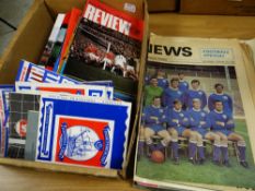 A quantity of 1960s Football League Review magazines, a quantity of Portsmouth Football Club