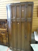 A Jacobean-style panelled and carved hall robe Condition reports provided on request by email for