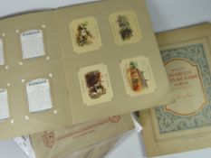 Three Will's cigarette card albums and contents together with three pre-war John Player similar
