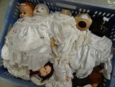 Quantity of vintage doll parts Condition reports provided on request by email for this auction
