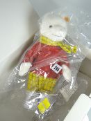 Steiff 'Rupert' classic teddy bear with certificate & box Condition reports provided on request by