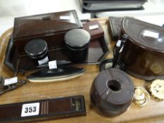 An interesting parcel of vintage Bakelite objects ETC Condition reports provided on request by email