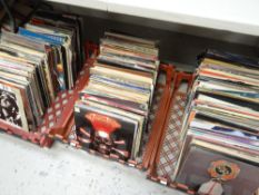 A large quantity of twentieth century rock and pop vinyl record albums Condition reports provided on
