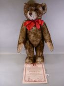A STEIFF 'BUTTON IN EAR' TEDDY BEAR, 1990/91 'Happy Anniversary' replica of the 1926 bear, limited