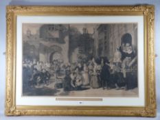 After W P FRITH pair or engravings in matching frames - 'Coming of Age in the Olden Time' and '