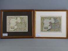 MAPS - MERCATOR & JANSSON - Wales and the West of England, original edition 1628 and second