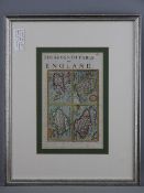 MAP - GERRARD MERCARTOR - 'The Seventh Table of England' depicting the four islands of Anglesey,