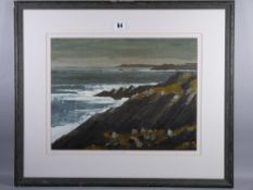 WILF ROBERTS limited edition (2/15) print - 'Porth Llechog', 30 x 40 cms
