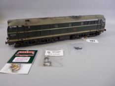 HELJAN 0 GAUGE CLASS 31 RE-PAINT DIESEL LOCOMOTIVE running no. D5546, complete with box