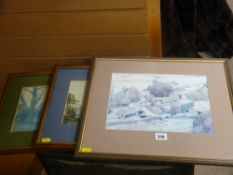 W HEATON COOPER three framed prints - Lake District scenes