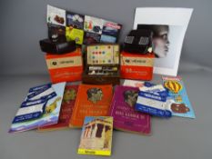 Boxed bakelite Viewmaster and light attachment, associated viewing reels and ephemera, a wooden