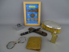 Mixed group of collectables including a Relief 12 fountain pen with fourteen carat gold nib, a