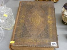 Large vintage Welsh family Bible