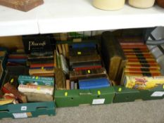 Three boxes of vintage and other books