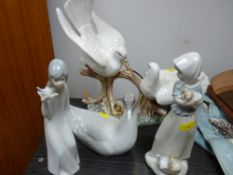 Lladro and similar type ornaments