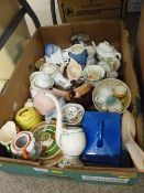 Collection of cabinet ware, decorative vases and figurines etc