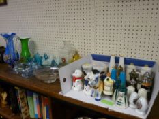 Parcel of ornamental glassware and ornamental china etc