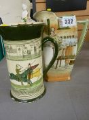 Two vintage Royal Doulton series ware jugs