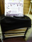 Folding bed and a Sleepwell luxury heated cotton mattress cover (in bag)