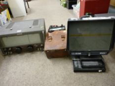 Eddystone model 680X radio receiver, a Sangamo Weston Ltd Enfield ex GPO bakelite cased AC/DC volt