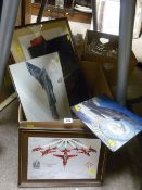 Red Arrows and similar commemorative plaques and prints etc