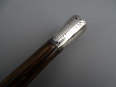 Vintage silver topped walking cane