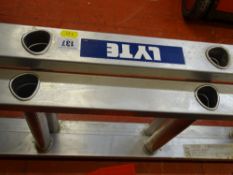 Lyte two section aluminium ladder