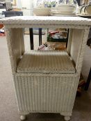 Lloyd loom style wicker side stand