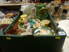 Quantity of collector's plates, Dog of Fo ornament etc